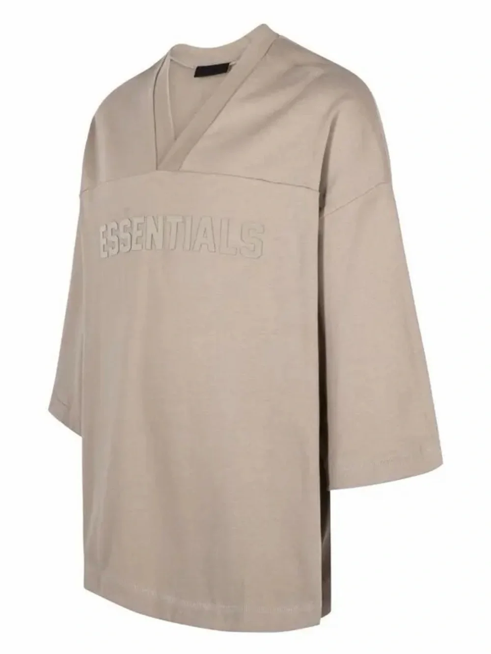 Fear of God Essentials Embossed Football T-Shirt Taupe XL NWOT